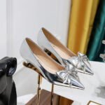 Bigtree shoes 230-h53 Korean style affordable luxury fashion banquet low heel low-cut pointed toe rhinestone bow pumps female banquet women's shoes