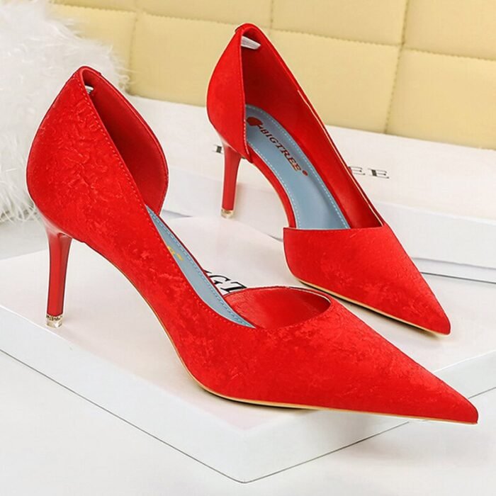6168-A1High heels sexy party shoes fashion wedding shoes stiletto shoes-Bigtree shoes - Image 2