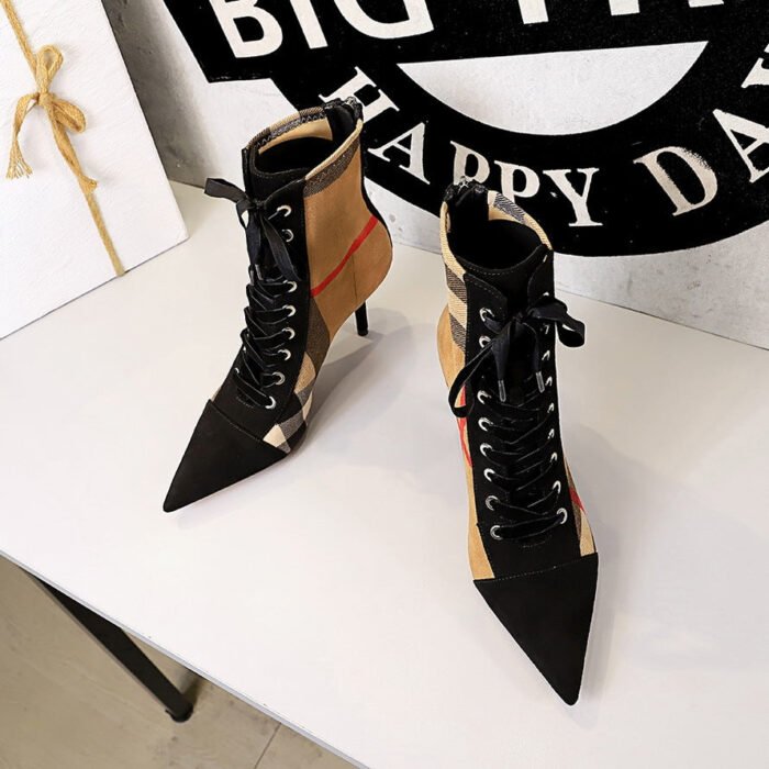 8788-13Sexy European and American pointed women's shoes-Bigtree shoes - Image 3