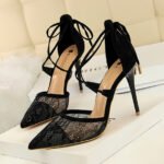 1627-6 European and American pointed women's shoes-Bigtree shoes