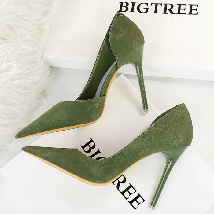 6168-A1High heels sexy party shoes fashion wedding shoes stiletto shoes-Bigtree shoes - Image 1