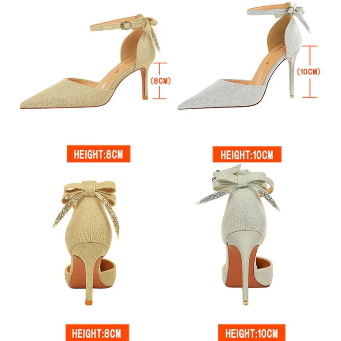 286-A2Fashion high heel women's pointed sexy shoes-Bigtree shoes - Image 2