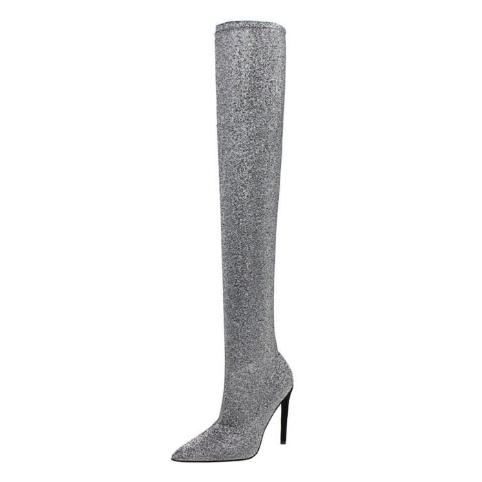 125-1Fashion high heel women's pointed sexy shoes-Bigtree shoes - Image 5
