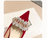Runnig heels C888-7 Pointed Toe Stiletto Wedding Shoes Bridal Shoes Bridesmaid High-Grade Stiletto Heels - Image 6
