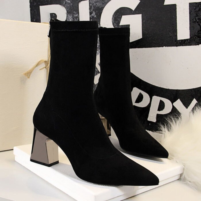 178-3Elegant party pointy temperament fashionable women's shoes-Bigtree shoes - Image 2