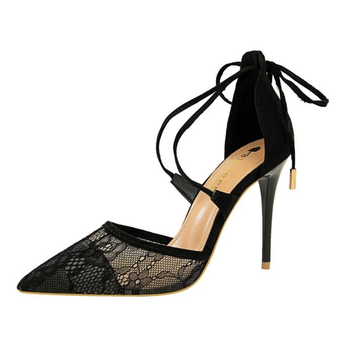 1627-6Sexy European and American pointed women's shoes-Bigtree shoes - Image 2