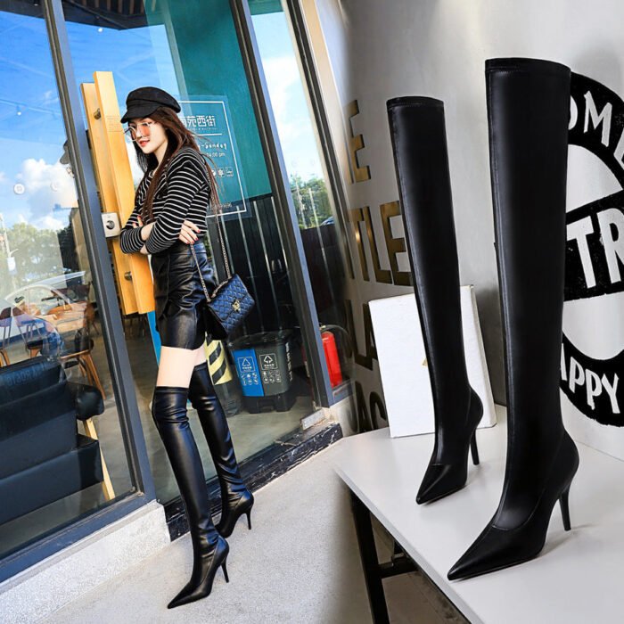9822-3Versatile fashion sexy pointed women's shoes-Bigtree shoes - Image 2