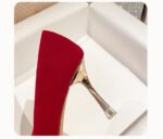 Runnig heels C888-7 Pointed Toe Stiletto Wedding Shoes Bridal Shoes Bridesmaid High-Grade Stiletto Heels - Image 8