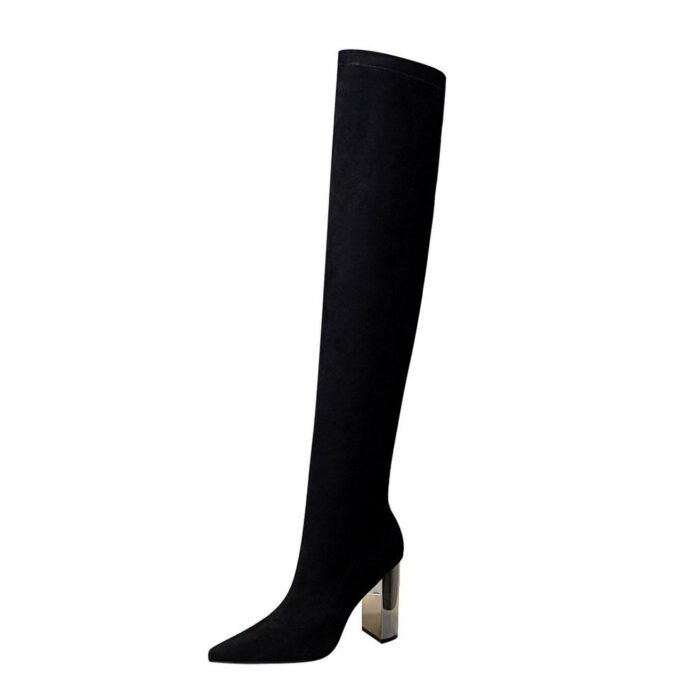 3128-6Fashion high heel women's pointed sexy shoes-Bigtree shoes - Image 5