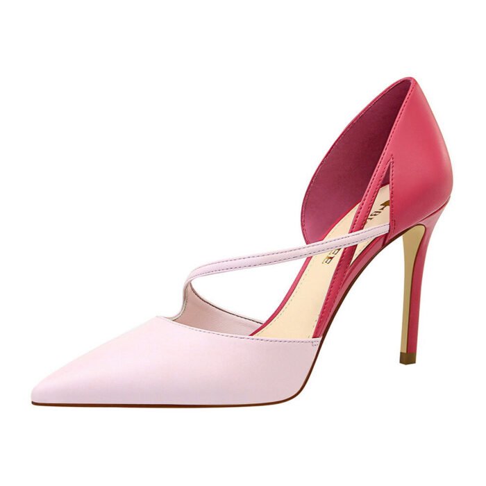 830-2Fashion high heel women's pointed sexy shoes-Bigtree shoes - Image 2