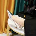 BIGTREE SHOES 230-7 European and American Style Retro Fashion Minimalism Comfortable Low Heel Cat Heel Shallow Mouth Pointed Banquet Women's Shoes Spring and Autumn Single-Layer Shoes - Image 2