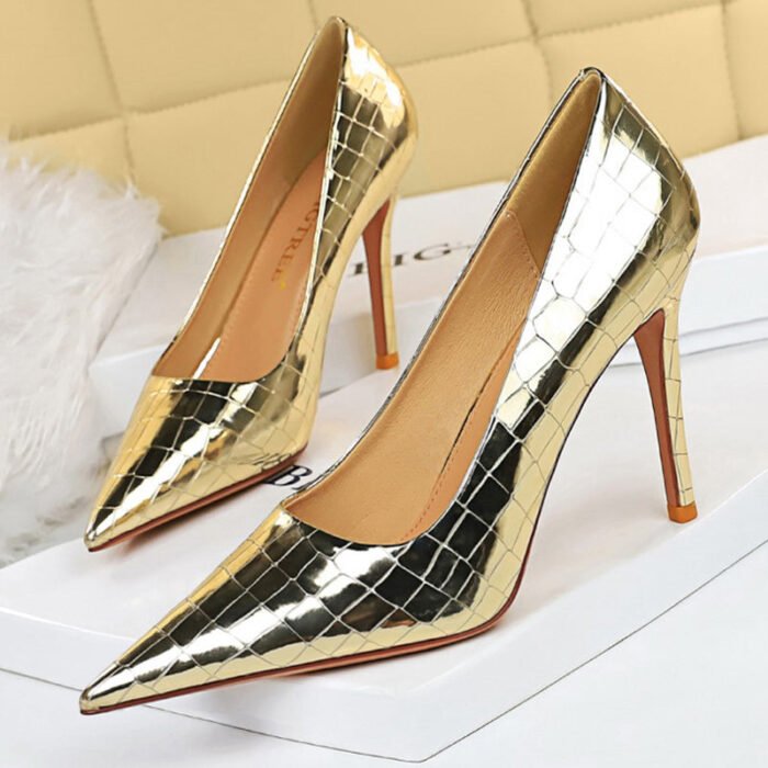 18249-1Fashion high heel women's pointed sexy shoes-Bigtree shoes - Image 1