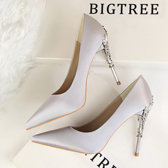9219-2Elegant and pointy women's fashion shoes-Bigtree shoes - Image 1