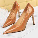 8831-1Simple and fashionable European and American pointed women's shoes-Bigtree shoes
