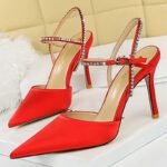 221-1Fashion high heel women's pointed shoes-Bigtree shoes - Image 3