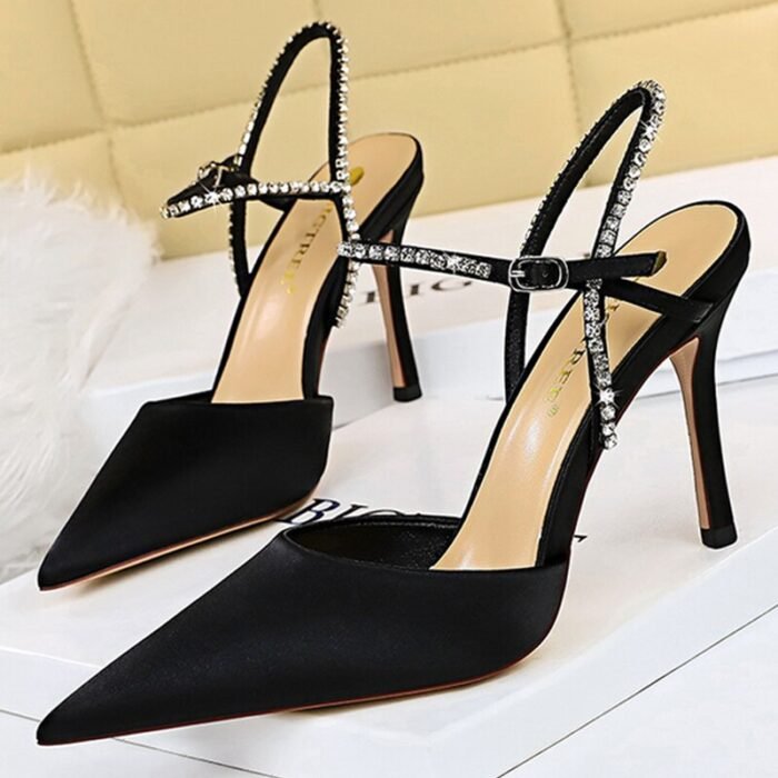 221-1Fashion high heel women's pointed sexy shoes-Bigtree shoes - Image 4