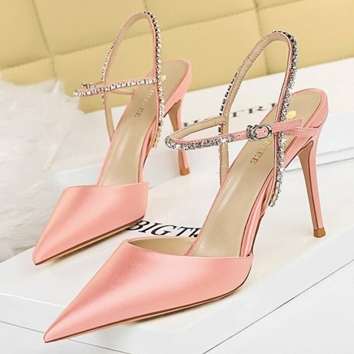 221-1Fashion high heel women's pointed sexy shoes-Bigtree shoes - Image 5
