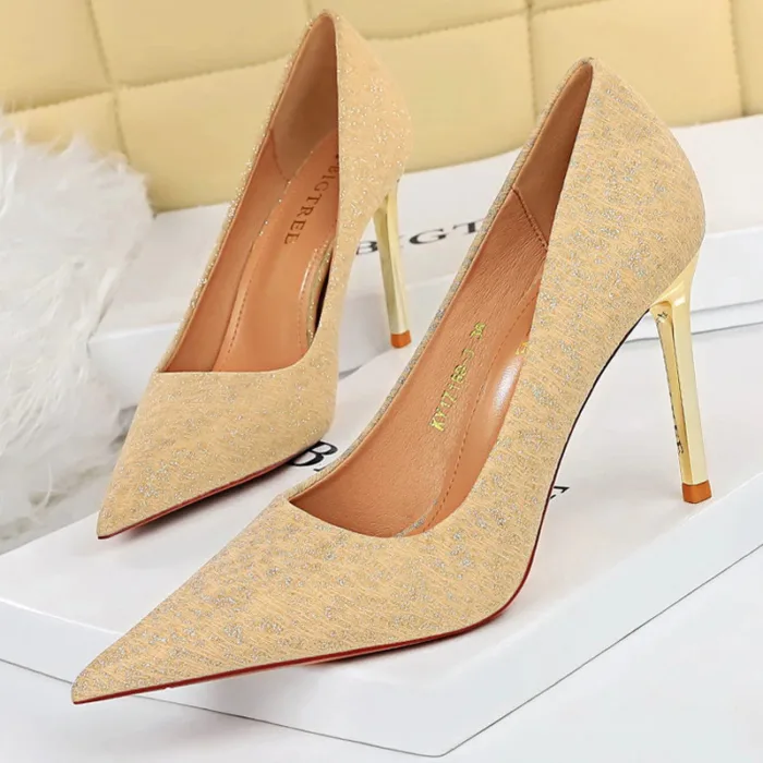17189-3Sexy European and American pointed women's shoes-Bigtree shoes - Image 1