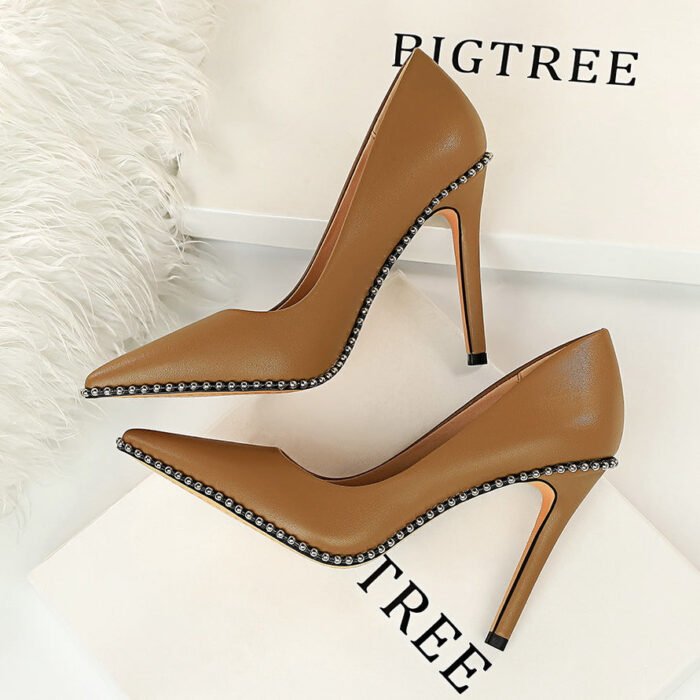 1829-3Versatile fashion sexy pointed women's shoes-Bigtree shoes - Image 3