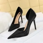 1363-1Simple and fashionable European and American pointed women's shoes-Bigtree shoes - Image 4