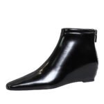 Bigtree Shoes 6632-9 Retro European American Style Wedge Hidden Heel Fashion All-Match Pedicure Slimming Autumn and Winter Female Boots Ankle Boots - Image 5