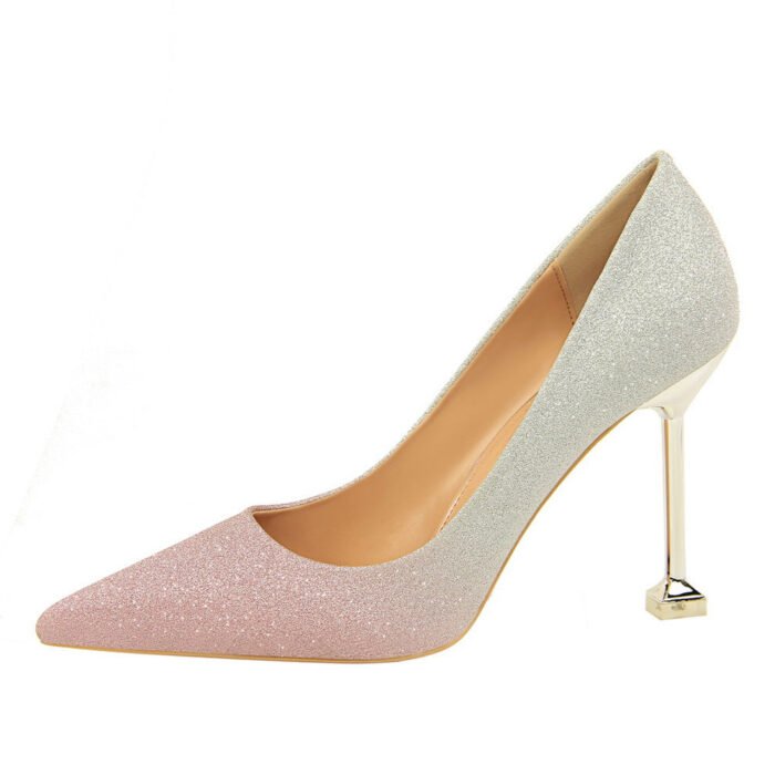 1716-9Fashion high heel women's pointed sexy shoes-Bigtree shoes - Image 2