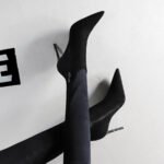 173-9Fashion high heel women's pointed  shoes-Bigtree shoes - Image 3