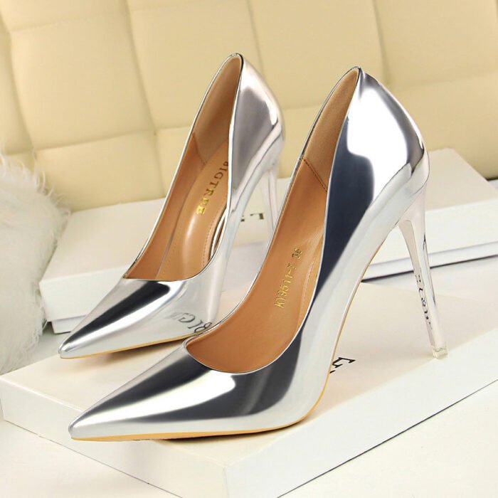 9511-7Sexy European and American pointed women's shoes-Bigtree shoes - Image 4