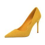 825-3 European and American pointed women's shoes-Bigtree shoes - Image 2