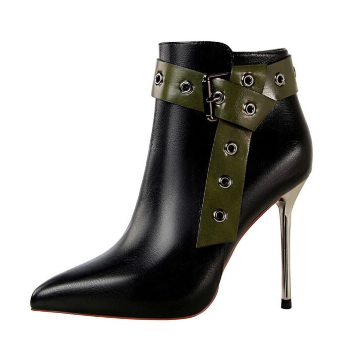 8663-3Simple and fashionable European and American pointed women's shoes-Bigtree shoes - Image 4