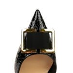 BIGTREE SHOES 8323-K57 European and American Style Banquet Sping Sandal Women's Shoes High Heel Low-Cut Pointed Toe Metal Buckle Hollow-out Strap Sandals - Image 3