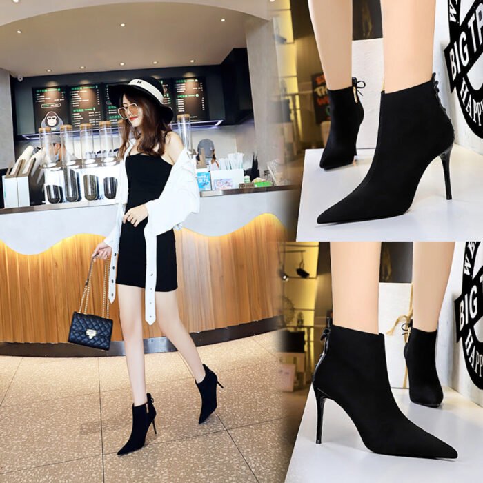 173-7Sexy European and American pointed women's shoes-Bigtree shoes - Image 4