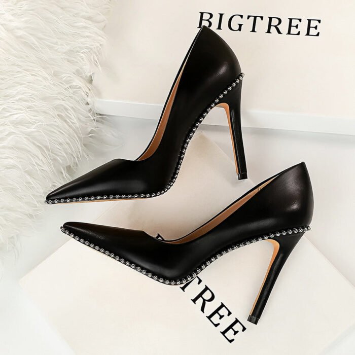 1829-3Versatile fashion sexy pointed women's shoes-Bigtree shoes - Image 2