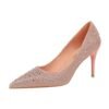 9219-A22Elegant and pointy women's fashion shoes-Bigtree shoes
