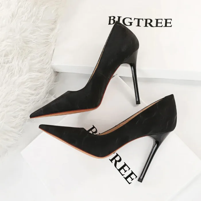 3169-2Sexy European and American pointed women's shoes-Bigtree shoes - Image 4