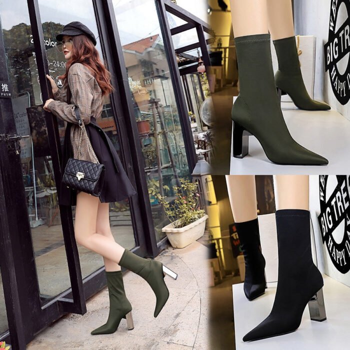 3128-15Elegant party pointy temperament fashionable women's shoes-Bigtree shoes - Image 4