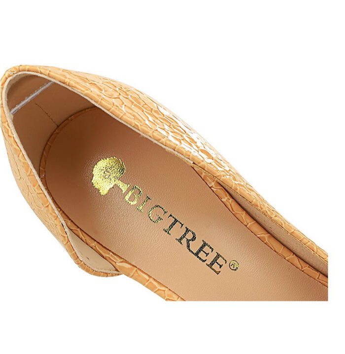 2928-2 retro European and American sexy slim pedicure side hollow thin heel high heel shallow pointed stone pattern women's shoes - Image 19