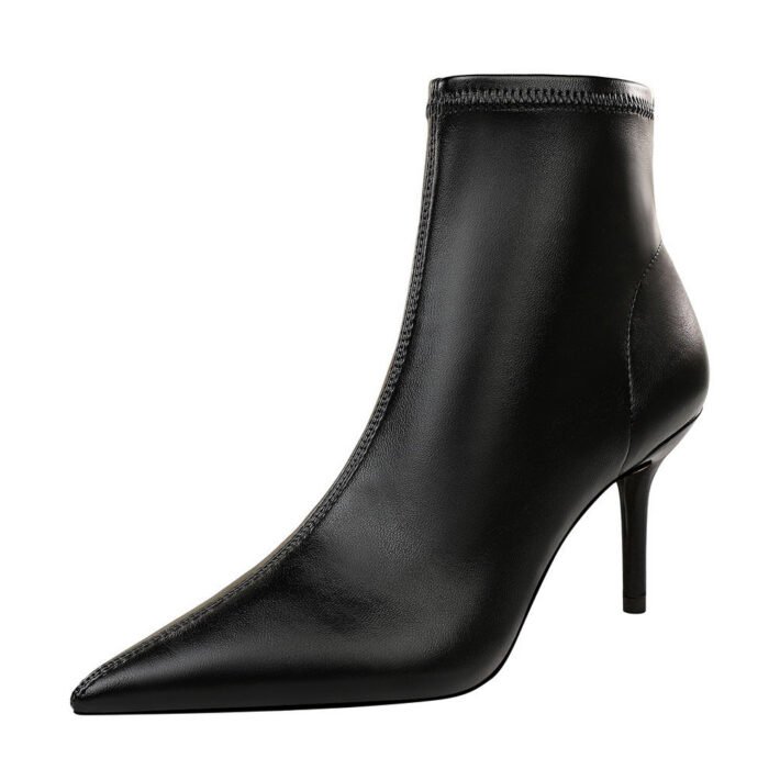 8788-2Simple and fashionable European and American pointed women's shoes-Bigtree shoes - Image 4
