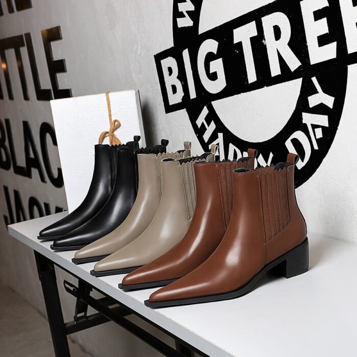 009-1Sexy European and American pointed women's shoes-Bigtree shoes - Image 2