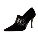 955-12Elegant and pointy women's fashion shoes-Bigtree shoes - Image 4