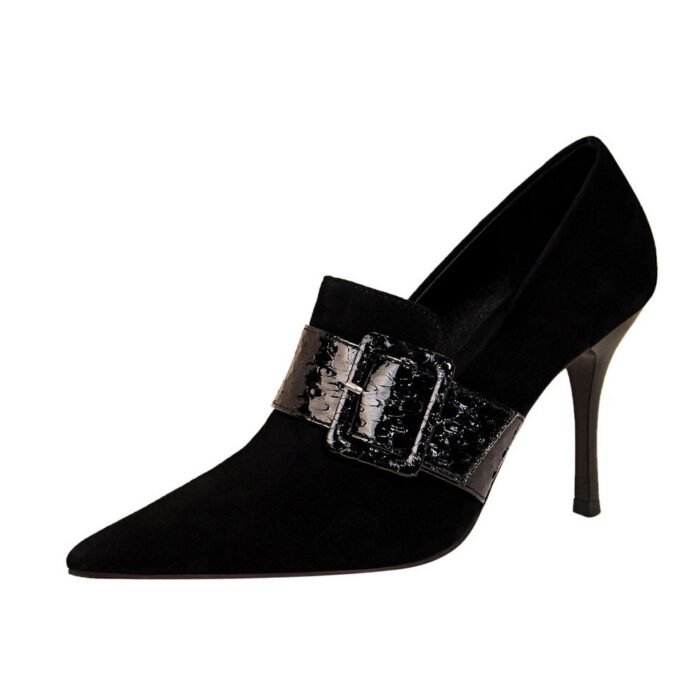 955-12Elegant and pointy women's fashion shoes-Bigtree shoes - Image 4