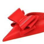 3168-A2Classic pointed bow decoration high-heeled women's shoes ankle anti-slip party-Bigtree shoes - Image 2