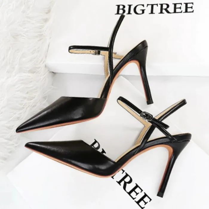 221-3Fashion high heel women's pointed sexy shoes-Bigtree shoes - Image 6