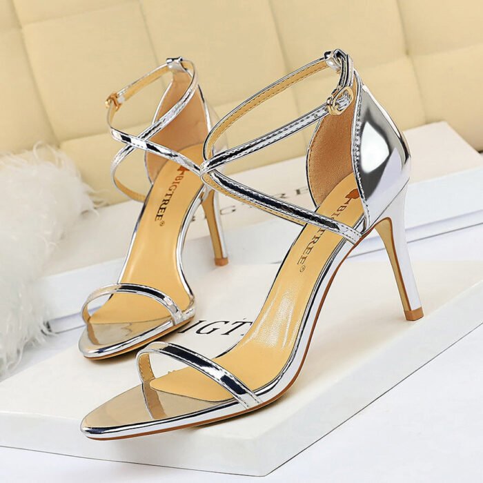 126-A8Sexy European and American pointed women's shoes-Bigtree shoes - Image 1