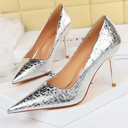 9236-5Elegant and pointy women's fashion shoes-Bigtree shoes