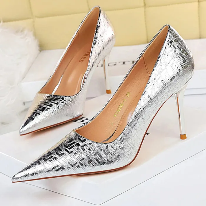 9236-5Elegant and pointy women's fashion shoes-Bigtree shoes - Image 1