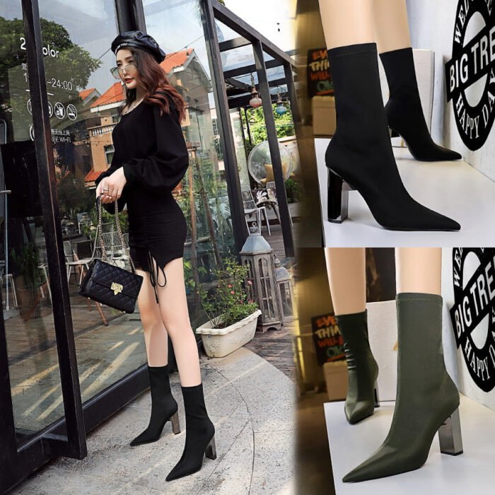 3128-15Elegant party pointy temperament fashionable women's shoes-Bigtree shoes - Image 2