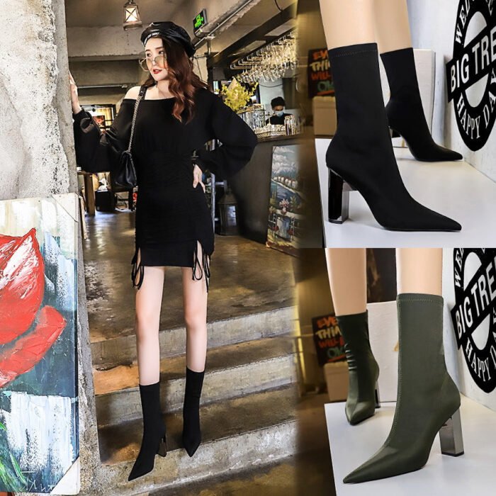 3128-15Elegant party pointy temperament fashionable women's shoes-Bigtree shoes - Image 3