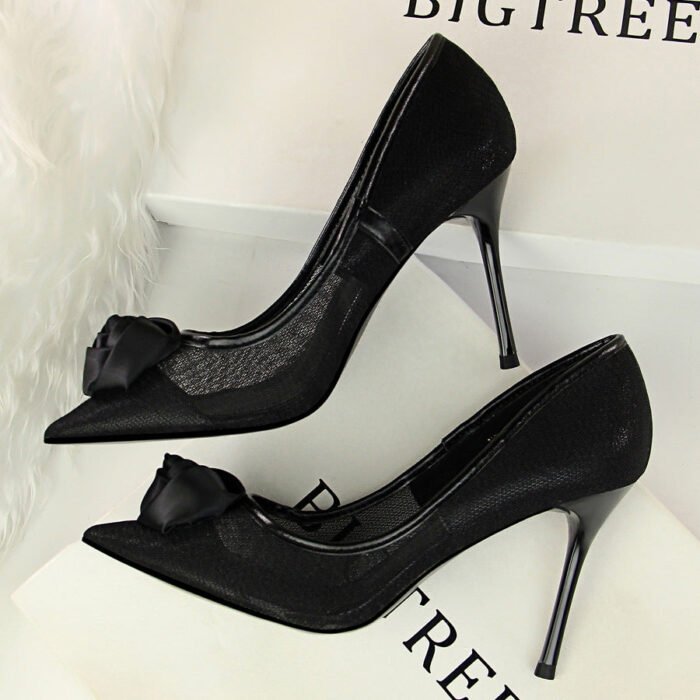 1853-2Simple and fashionable European and American pointed women's shoes-Bigtree shoes - Image 1