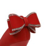 Bigtree shoes 3226-ah36m Korean style fashion banquet women's shoes high heel stiletto low mouth pointed toe side hollow back bow pumps - Image 4